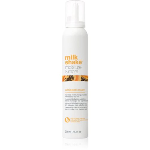 Milk Shake Moisture &amp;amp; More Whipped Cream vlažilna nega brez spiranja za suhe lase 200 ml Slike