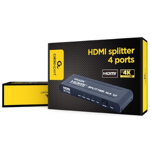 Gembird HDMI splitter DSP-4PH4-02 1-IN/4-OUT, Fully HDMI 1.4,1920x1080 pixels, 1080p,3D adapter Cene