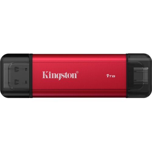 Kingston Technology Dual Portable SSD 1TB UBS Type-A, Type-C USB 3.2 Gen 2, R/W: 1050 MB/s, 950 MB/s Slike