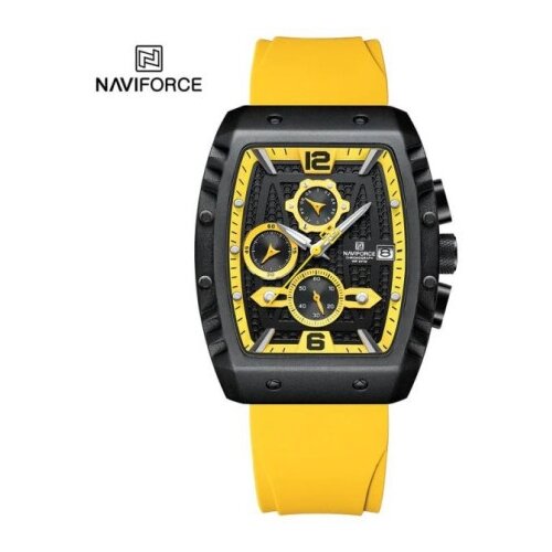 Naviforce nf8025 muški ručni sat kvarcni mehanizam žuti ( NF8025 ŽUTI ) Cene