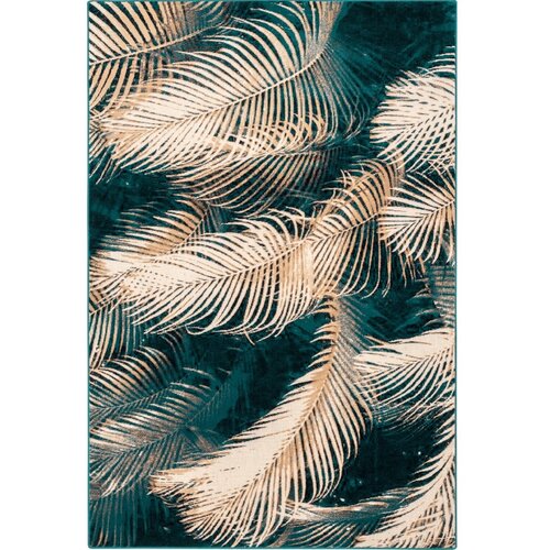 Agnella Petrolej zeleni vuneni tepih 133x180 cm Areca &ndash; Cijene