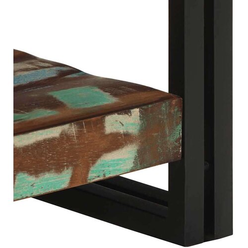  Vi&amp;scaron;ebojni stolić za kavu 50x50x38 cm puno drvo obrađeno Slike