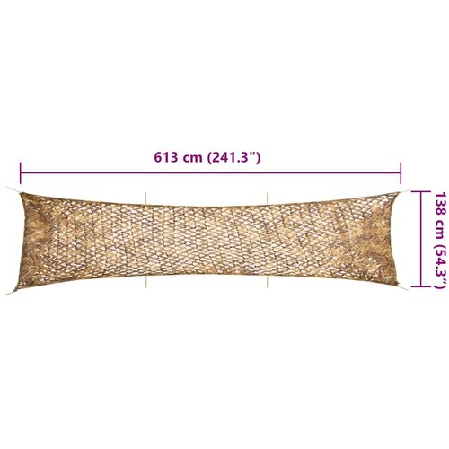  Kamuflažna mreža s torbom za pohranu 613 x 138 cm Pje&amp;scaron;čana Slike