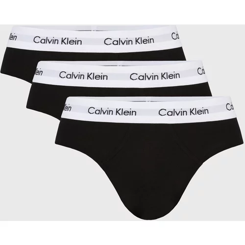 Calvin Klein Jeans boksarice COTTON STRECH HIP BREIF X 3 Črna