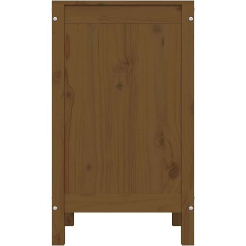 vidaXL Kutija za rublje boja meda 44 x 44 x 76 cm od masivne borovine Cene