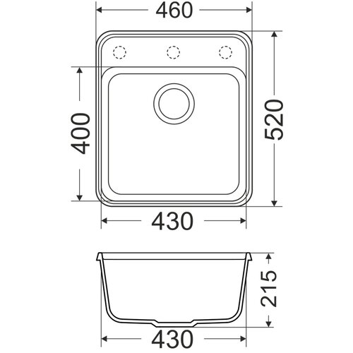 GL sudopera milano 1K bež 460x520/215 mm Slike