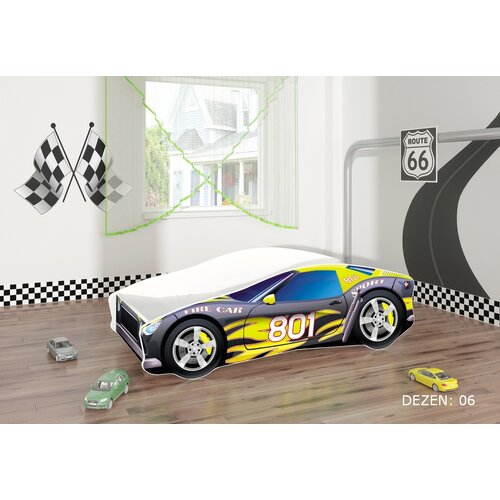 ACMA KREVET ZA DECU AUTOMOBIL 180X80 CM 06 Slike