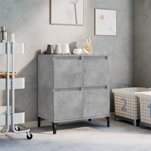 The Living Store Komoda betonsko siva 60x35x70 cm inženirski les - Komoda, (21663227) Slike