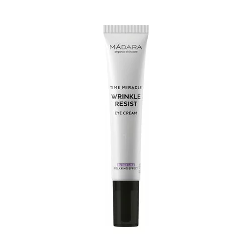 MÁDARA Organic Skincare time miracle wrinkle resist eye cream - bez aplikatora (20 ml)