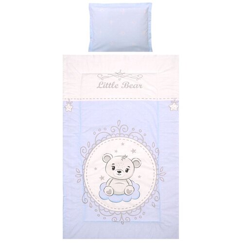 Lorelli RANFORCE COSY 3-dijelni Set Posteljine Little Bear Blue 100 x 150 cm Slike