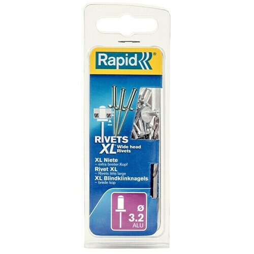 Rapid Slepa kovica XL (Dolžina zakovice: 8 mm, Premer zakovice: 3,2 mm, 50 kos) Cene