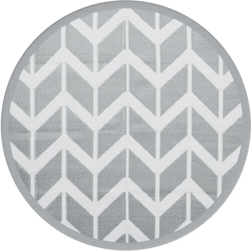 Maison Chic Zunanja Preproga, Rug siva Ø120 cm PP, (22122517) Cene