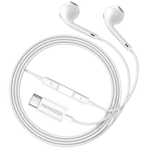 Oem Mayaxess, Žične USB-C slu&scaron;alke za Pixel 8a z vgrajenim mikrofonom, Bela, (5000299407) Cene