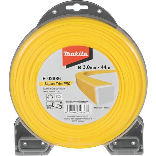 Makita nylon line square &amp;quot;pro&amp;quot; 3,0mm/44mb, (21379628) Slike