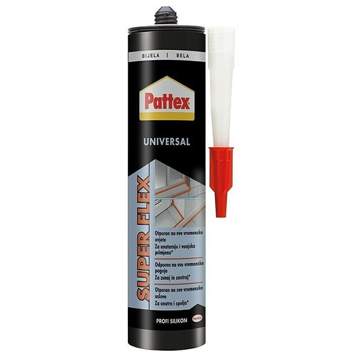 PATTEX Univerzalni silikon Universal (Bijela, 280 ml) Cijene
