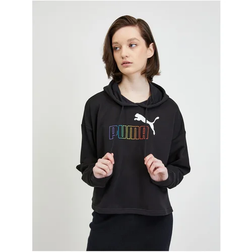 Puma Black Women's Hoodie Rainbow - Women