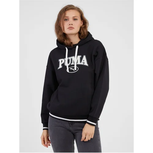 Puma Black Womens Hoodie Squad - Women