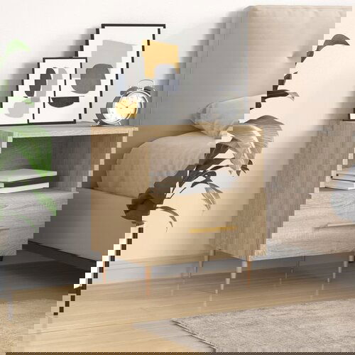 vidaXL Nočna omarica sonoma hrast 40x35x47,5 cm inženirski les Cene