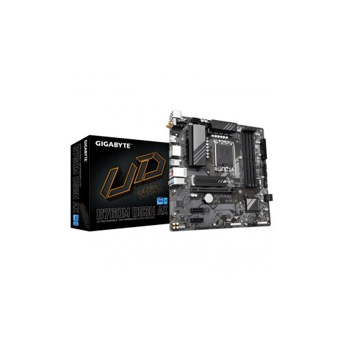 Gigabyte MB B760M DS3H AXLGA1700; 4xDDR5; 2xM.2, 4xSATAHDMI, DP; WIFI; mATX Cijene