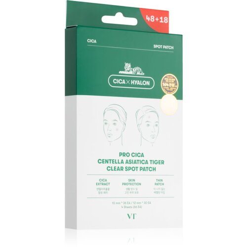 VT COSMETICS Pro Cica Centella Asiatica Tiger Clear Spot Patch flasteri za problematičnu kožu lica 66 kom Cijene