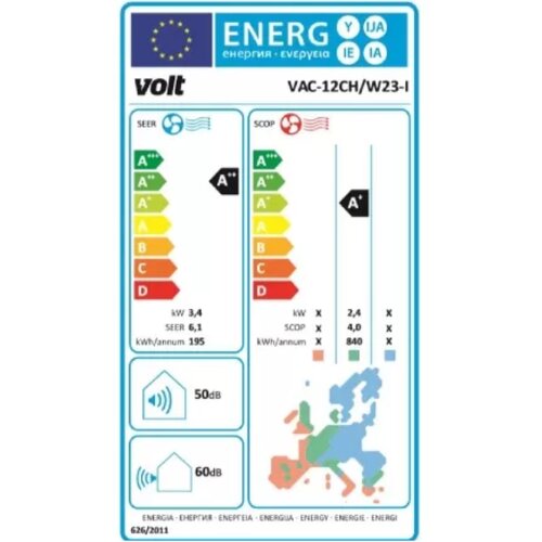 Volt inverter klima VAC-12CH/W23-I Slike