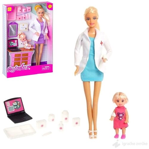 Defa Lucy defa lutka doktorka sa devojčicom i dodacima Slike