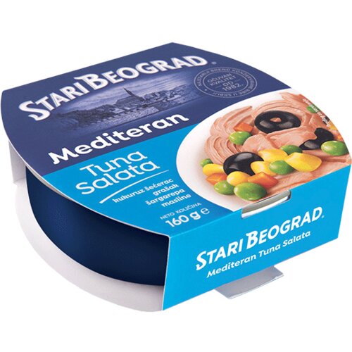 Stari Beograd Tuna salata Mediteran 160g Slike