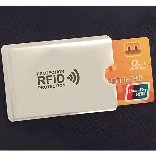  Za&scaron;titna torbica za RFID karticu - Srebrna KP6633 Cene
