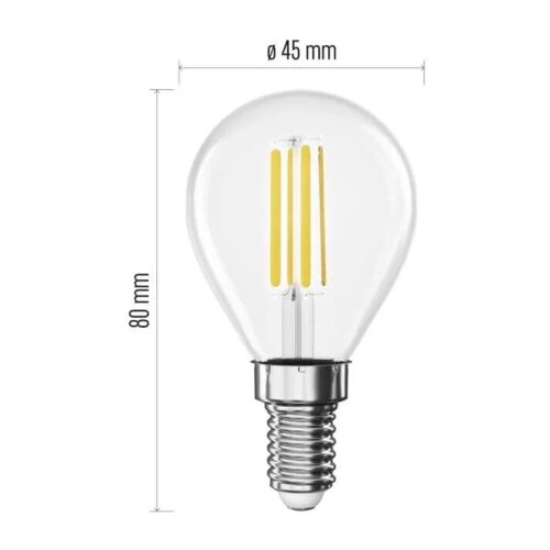  led sijalica filament E14/3,8W/230V 2700K Slike