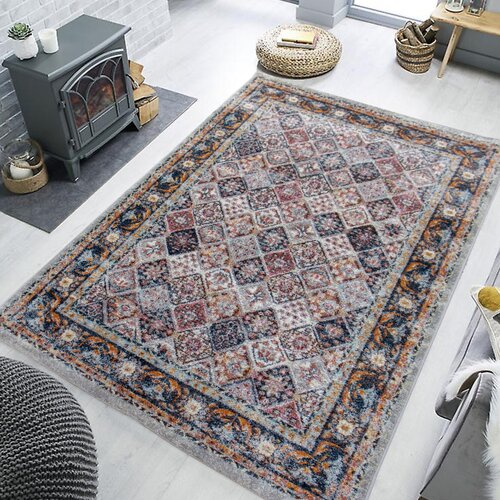 Aberto Design tepih 120x180cm Krem-Plavi Slike