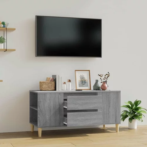 TV omarica siva sonoma 102x44,5x50 cm inženirski les, (20734102)