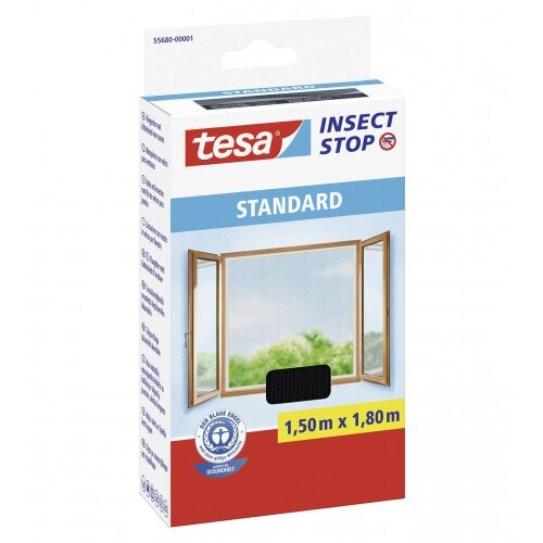 Tesa Mreža za prozor 180x150cm crna 55680-01-02 Cijene