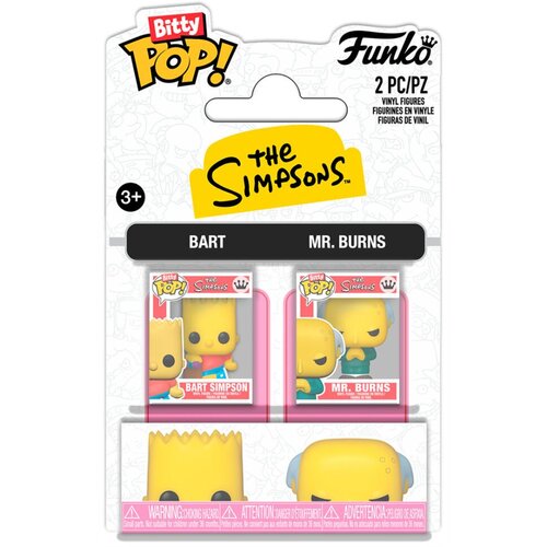 Funko Bitty Pop set The Simpsons - Bart Simpson i Mr. Burns Slike
