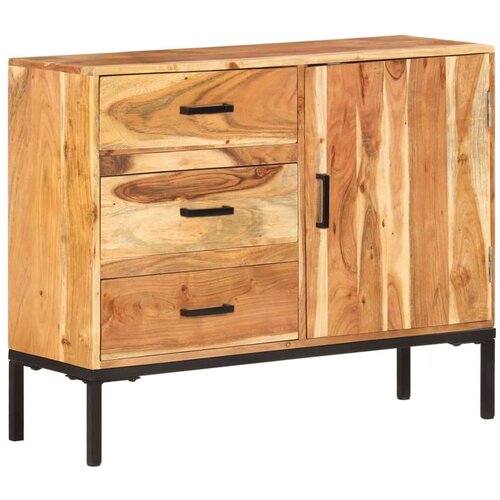  Komoda 88 x 30 x 73 cm od masivnog bagremovog drva Slike
