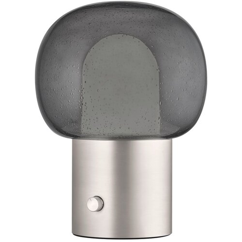 Blomus Aluminijasta LED namizna svetilka v srebrni barvi s steklenim senčilom (višina 32 cm) Iris – Cene