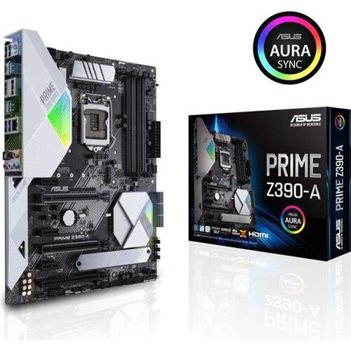Asus MB PRIME Z390-A Intel LGA 1151 ATX motherboard with AI Overclocking, DDR4 4266 MHz, Dual M.2, HDMI, Intel Optane memory ready, SATA 6Gb/s, USB 3. Cijene