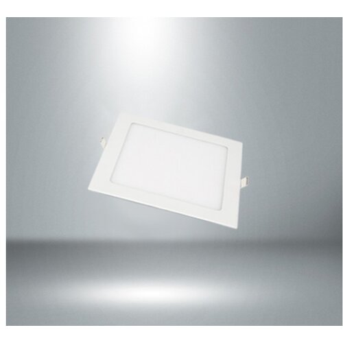 E-light LED PANEL 12W kvadratni ugradni 3000K Slike