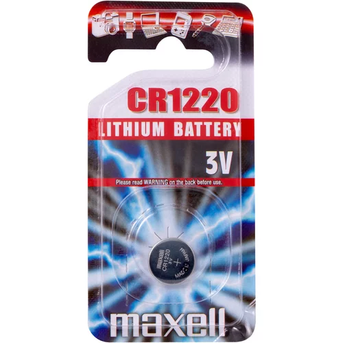 Maxell baterija CR1220, 1 kos MACR1220