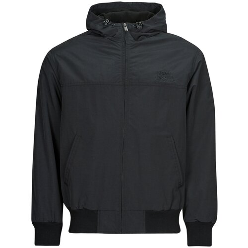 Superdry SURPLUS NYLON HOODED BOMBER Crna Slike