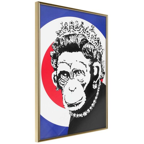  Poster - Banksy: Monkey Queen 40x60 Slike