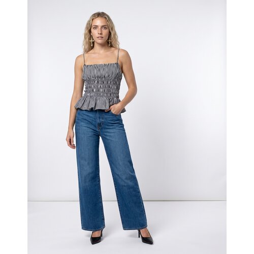Levi&amp;#039;s Jeans flare RIBCAGE WIDE LEG H223 Modra Slike