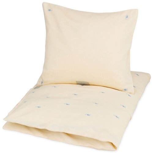 CamCam Copenhagen Svijetlo žuta dječja posteljina za dječji krevetić od organskog pamuka 70x100 cm Sea Garden – Cijene