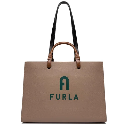 Furla Ročna torba Varsity Style WB00725-BX1230-1652S-1-057-20-VN-B Greige/Jasper