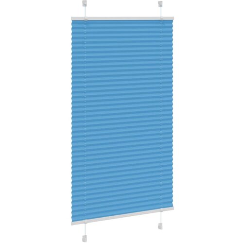  Plisirana zavjesa Plava 75x150 cm &amp;Scaron;irina tkanine 74,4 cm Poliester Slike