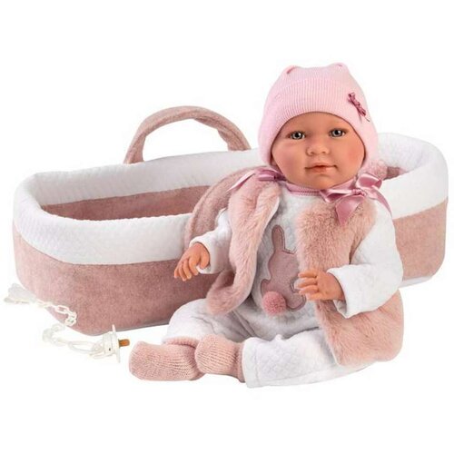 Lutka beba Mimi u roze nosiljci Slike