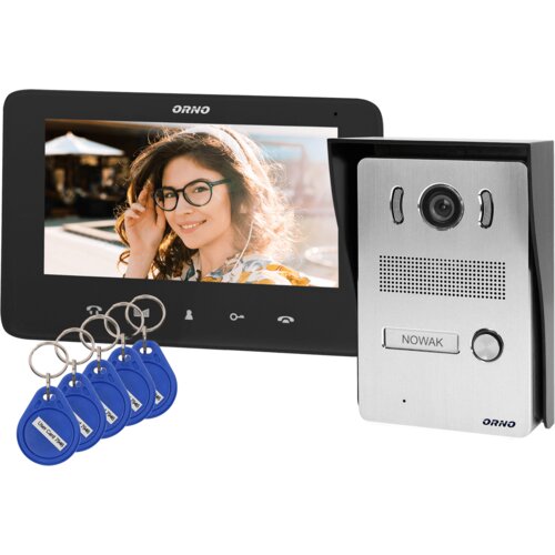 Orno Video interfon 7", set, Indi N - OR-VID-VP-1069/B, Sivi Cijene