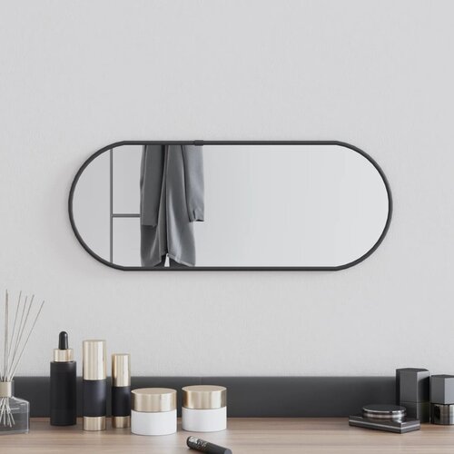 Zidno ogledalo crna 50x20 cm ovalno Slike