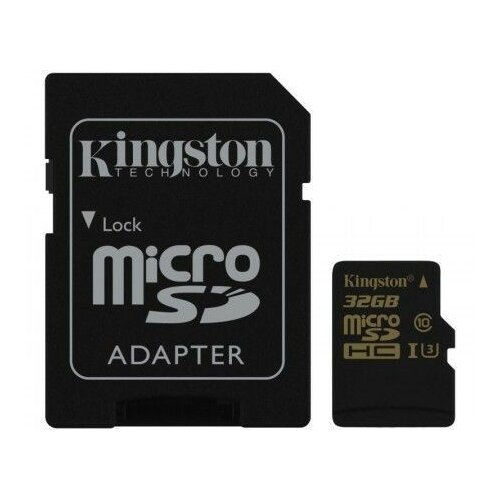 Kingston UHS-I U3 MicroSDHC 32GB class 3 SDCG/32GBSP Gold memorijska kartica Slike