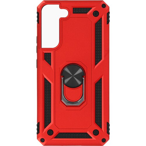AVIZAR Samsung Galaxy S22 Plus pokrov Hybrid Shockproof Video Ring Red, Rdeča, (5000012230) Cene