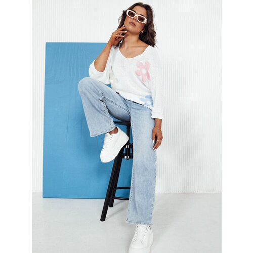 DStreet BRIGGI ecru women&amp;#039;s openwork sweater Slike